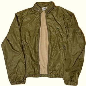 (M) VINTAGE IZOD LACOSTE GREEN WINDBREAKER
